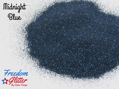 Midnight Blue (Metallic Glitter)