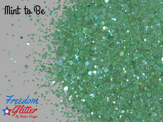 Mint To Be (Pearl Iridescent Glitter)