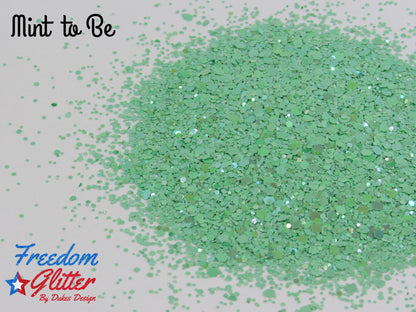 Mint To Be (Pearl Iridescent Glitter)