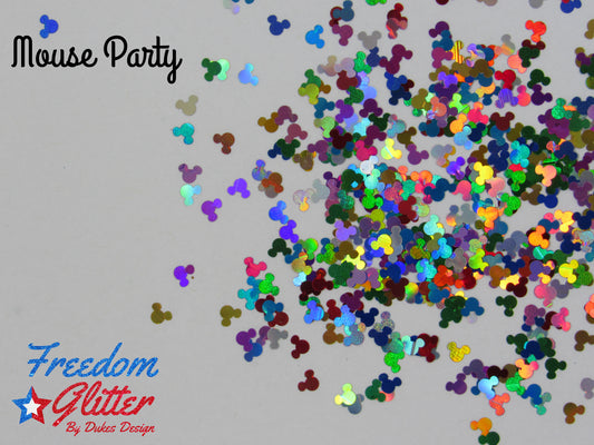 Mouse Party (Shape Glitter)