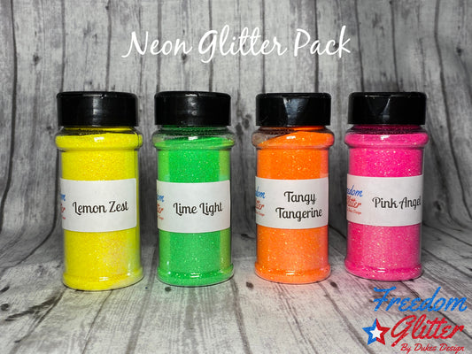 Neon Glitter Pack (Iridescent Glitter)