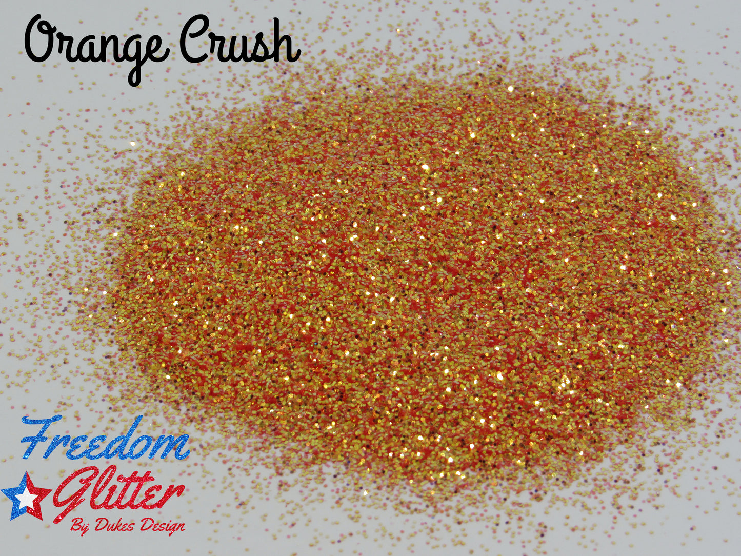 Orange Crush (High Sparkle Iridescent Glitter)