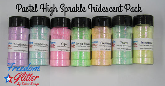 Pastel High Sparkle Glitter Pack