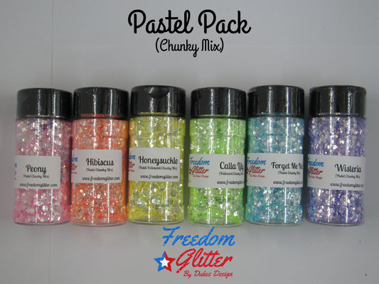 Pastel Chunky Glitter Pack