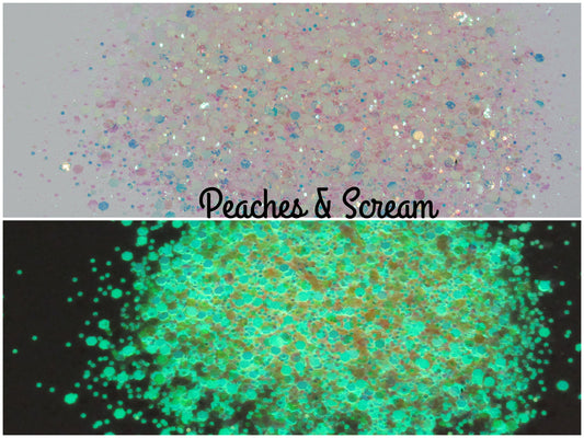 Peaches & Scream (Glow Glitter)