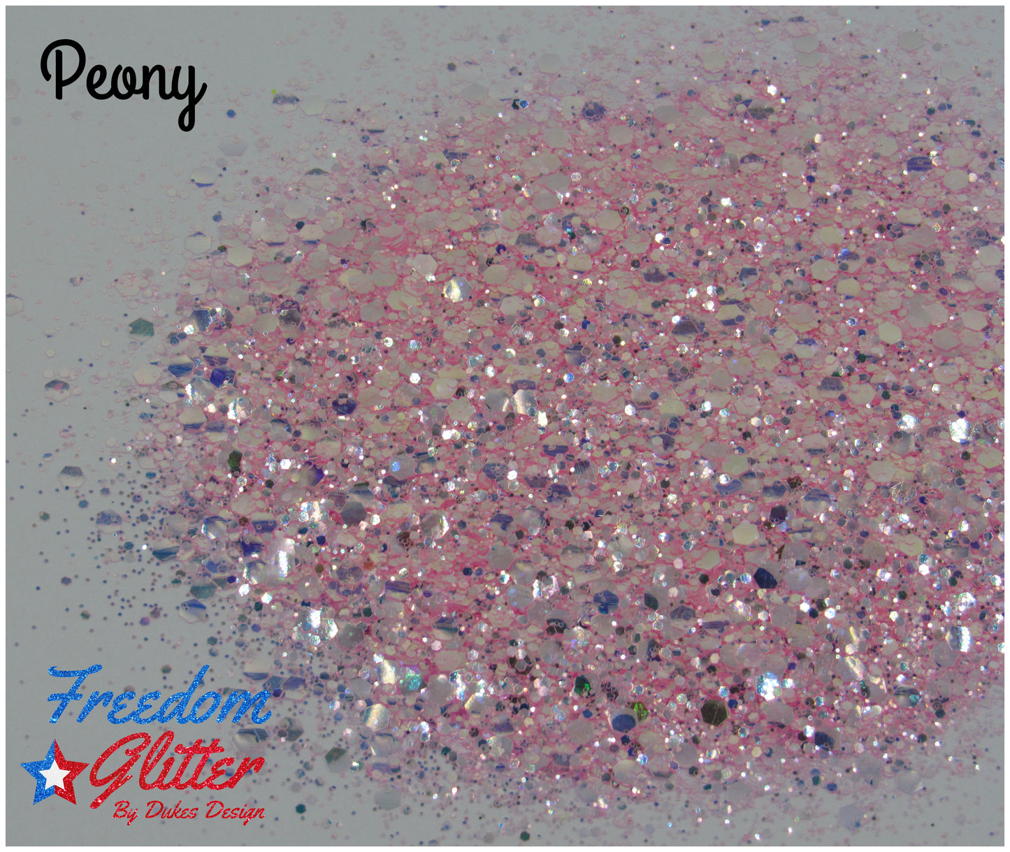 Peony (Iridescent Glitter)