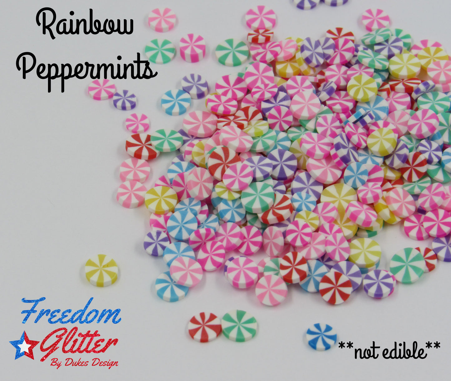 Rainbow Peppermints Polymer Clay)