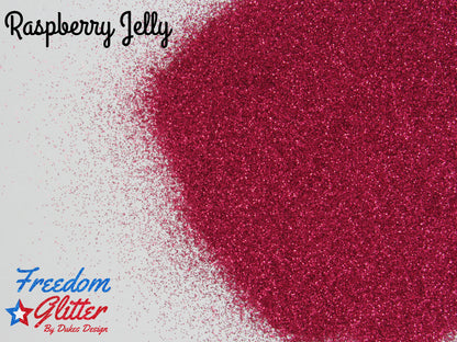 Raspberry Jelly (Metallic Glitter)