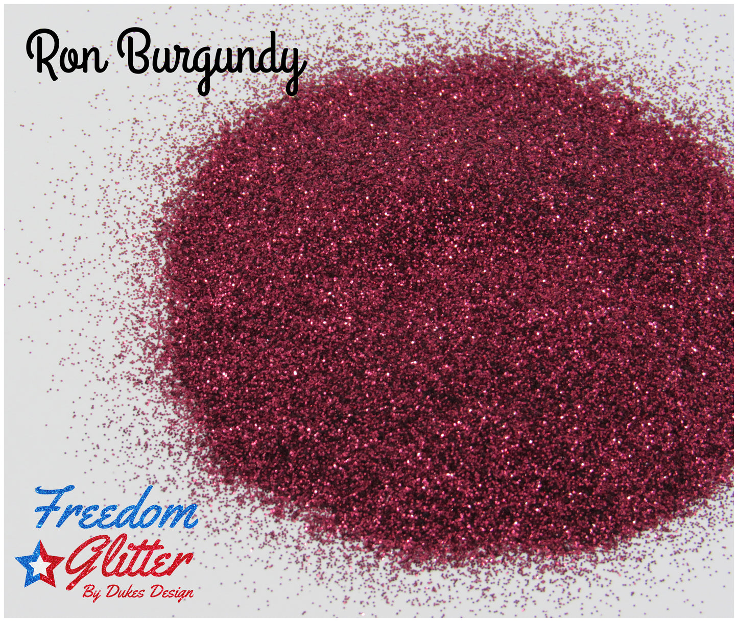 Ron Burgundy (Metallic Glitter)