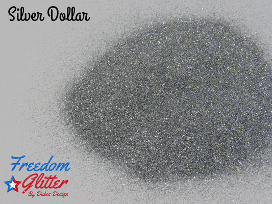 Silver Dollar (Metallic Glitter)