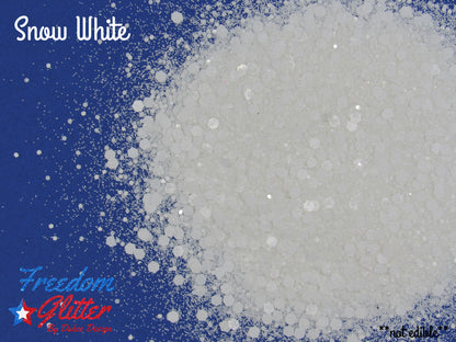 Snow White (Pearl Iridescent Glitter)