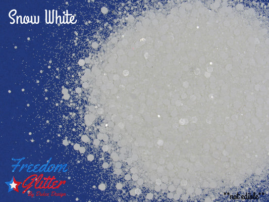 Snow White (Pearl Iridescent Glitter)