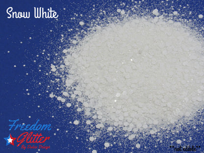 Snow White (Pearl Iridescent Glitter)