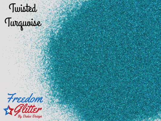 Twisted Turquoise (Holographic Glitter)