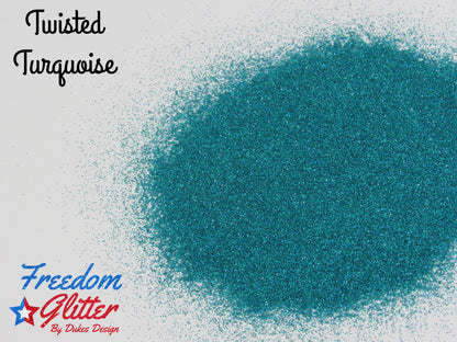 Twisted Turquoise (Holographic Glitter)
